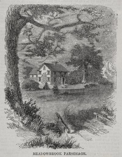 Casa parroquial de Meadowbrook, 1860 de Winslow Homer