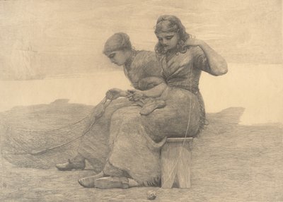 Remendando las lágrimas, 1888 de Winslow Homer