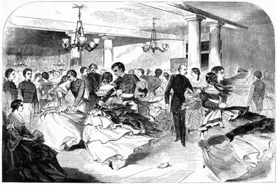 Academia Militar, The Hop, Hotel Cozzens, 1859 de Winslow Homer