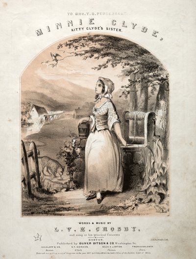 Minnie Clyde - Portada de Partitura de Winslow Homer