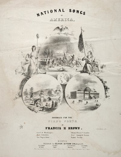 National Songs of America - Portada de Winslow Homer