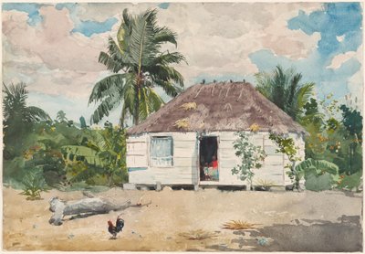 Cabaña Nativa en Nassau de Winslow Homer