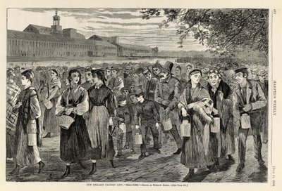 New England Factory Life--"Bell-Time", de Harper