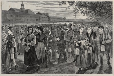 New England Factory Life - "La hora de las campanas" de Winslow Homer