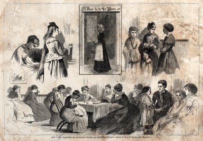 Caridades de Nueva York - Casa de St. Barnabas, 304 Mulberry Street, 1874 de Winslow Homer