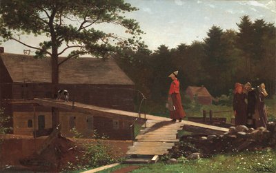 Viejo molino (La campana de la mañana), 1871 de Winslow Homer