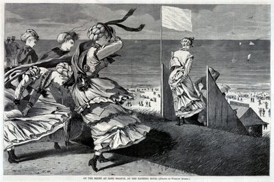 On the Bluff at Long Branch, at the Bathing Hour, de Harper