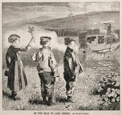 En el camino al Lago George de Winslow Homer