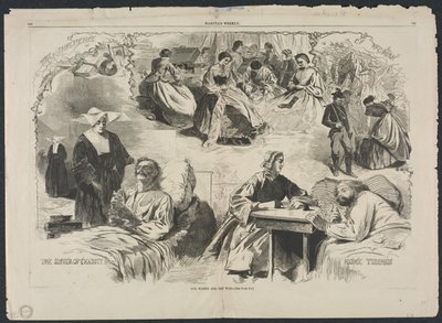 Nuestras mujeres y la guerra, 1862 de Winslow Homer