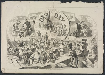 Día de paga en el Ejército del Potomac de Winslow Homer