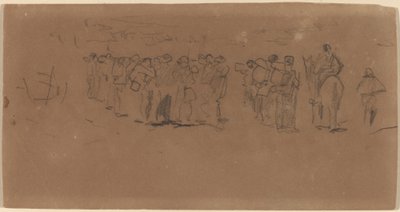 Preparativos para la Marcha, 1862 de Winslow Homer