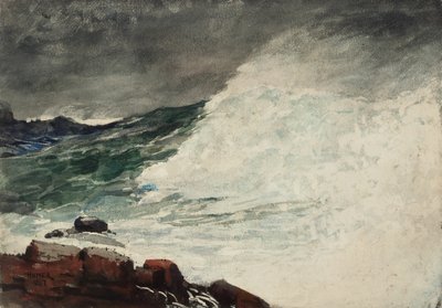 Cuello de Prout, ola rompiente de Winslow Homer