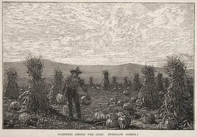 Calabazas entre el maíz de Winslow Homer