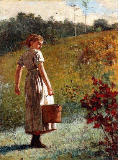 Regresando de la primavera, 1874 de Winslow Homer