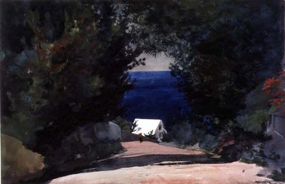 Camino en Bermudas, c.1899-1901 de Winslow Homer