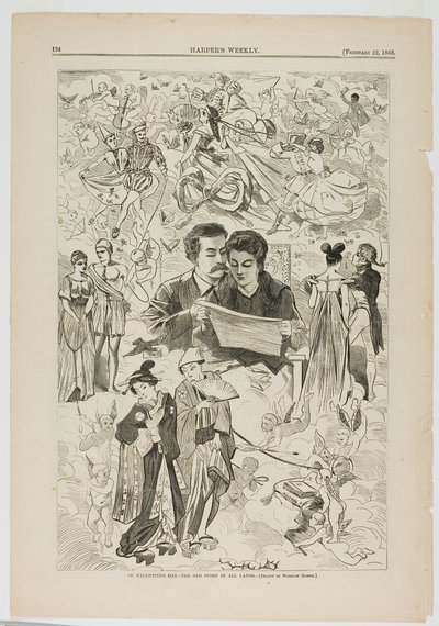 San Valentín - La vieja historia en todas las tierras de Winslow Homer