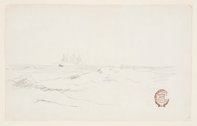 Goleta Cerca de una Costa Rocosa de Winslow Homer