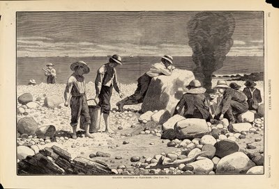 Sea-Side Sketches--A Clam-Bake, de Harper