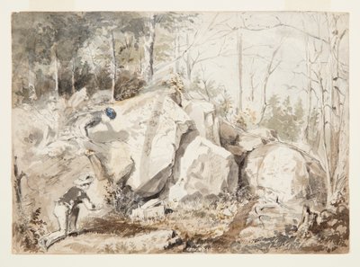 Poniendo una trampa para ardillas de Winslow Homer