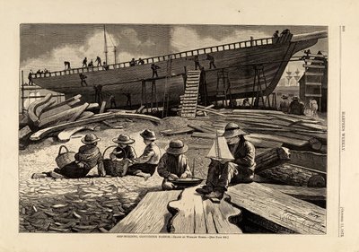 Construcción naval, puerto de Gloucester, de Harper
