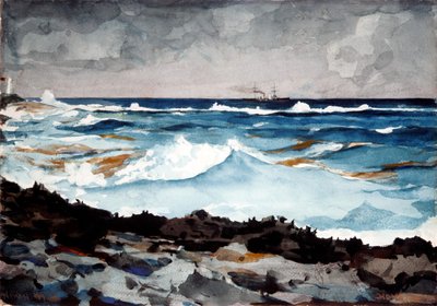 Costa y oleaje, Nassau de Winslow Homer