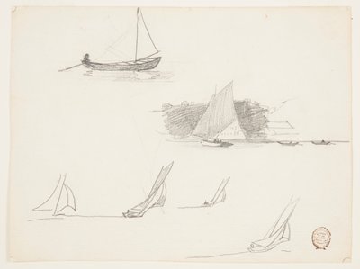 Seis estudios de veleros de Winslow Homer