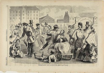 Patinaje en Boston de Winslow Homer