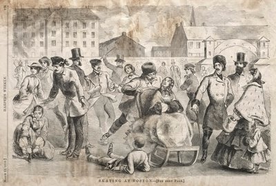 Patinaje en Boston de Winslow Homer
