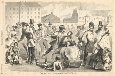 Patinando en Boston, de Harper de Winslow Homer
