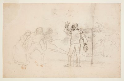 Boceto para "El naufragio" de Winslow Homer