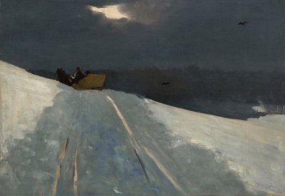 Paseo en trineo, c.1890-95 de Winslow Homer