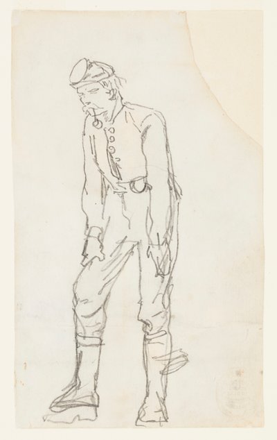 Soldado con Pipa en la Boca de Winslow Homer