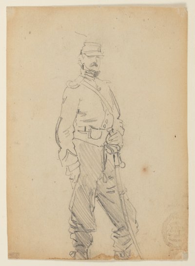 Oficial de pie de Winslow Homer