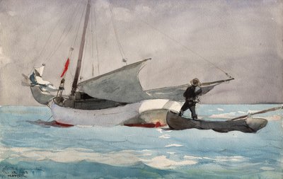 Estibar la vela de Winslow Homer