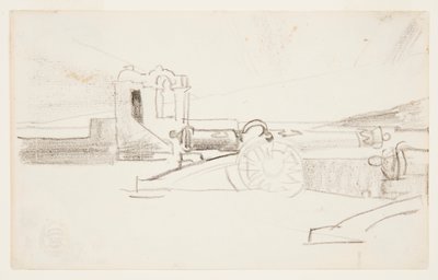 Estudio para "Reflector, Entrada del Puerto, Santiago de Cuba" de Winslow Homer