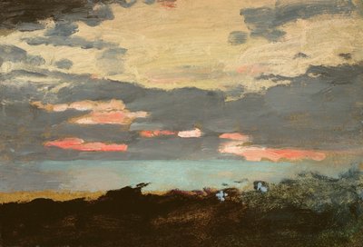 Atardecer, Bahía de Saco de Winslow Homer