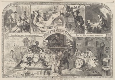 Día de Acción de Gracias - Las dos grandes clases de la sociedad de Winslow Homer