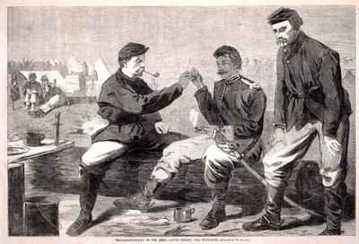 Día de Acción de Gracias en el Ejército--Después de la Cena: El hueso de los deseos, de Harper