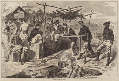 Acción de gracias en el campamento de Winslow Homer
