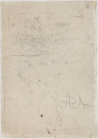 Acción de Gracias en el Campamento [verso] de Winslow Homer