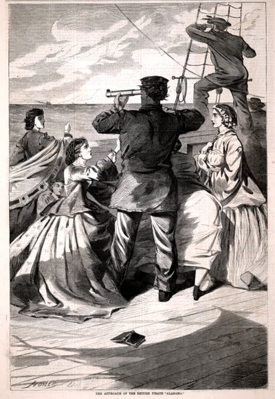 El abordaje del pirata británico "Alabama", de Harper