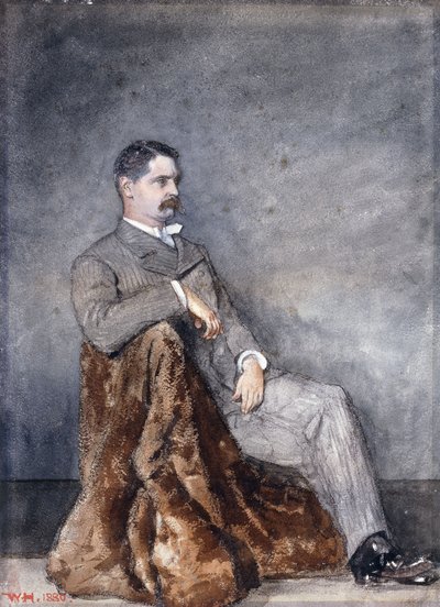 El hermano del artista, Charles Savage Homer, Jr., 1880 de Winslow Homer