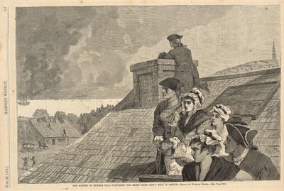La batalla de Bunker Hill - Observando la huida desde Copp