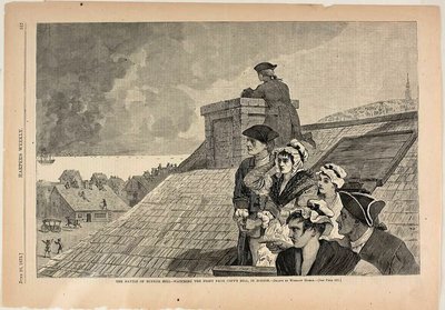 La batalla de Bunker Hill: observación del combate desde Copp