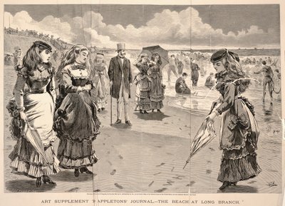 The Beach at Long Branch, de Appletons