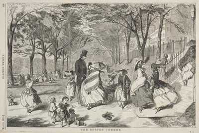 El Boston Common, 1858 de Winslow Homer