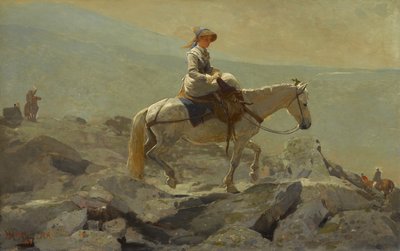 El sendero de las bridas, Montañas Blancas, 1868 de Winslow Homer