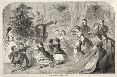 El árbol de Navidad, 1858 de Winslow Homer