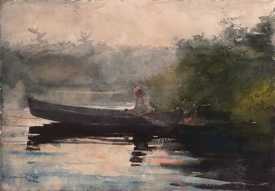 El final del día, Adirondacks de Winslow Homer