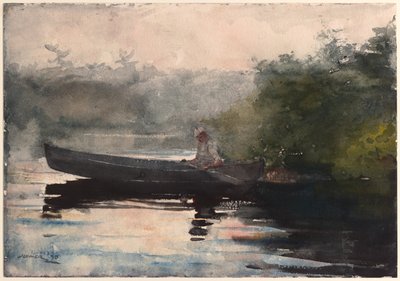 El final del día, Adirondacks de Winslow Homer